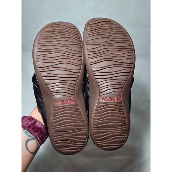 Vionic Rest Pippa Knot Strap Flip-Flops, Black, Women's 7 - Picture 6 of 7